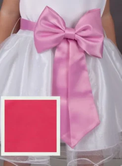 Ceinture de cortège fille avec noeud
