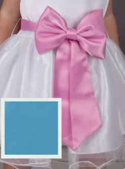 Ceinture de cortège fille avec noeud