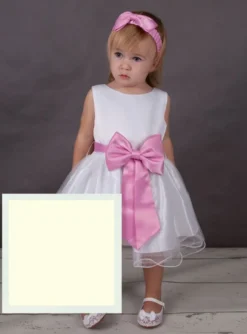 Ceinture de cortège fille avec noeud