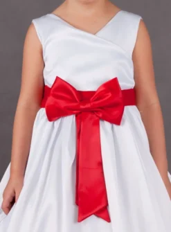 Ceinture de cortège fille avec noeud
