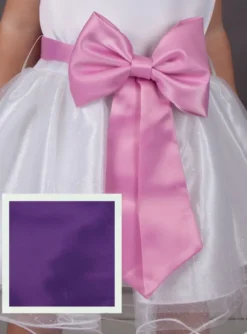 Ceinture de cortège fille avec noeud