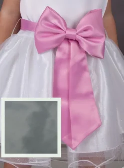 Ceinture de cortège fille avec noeud
