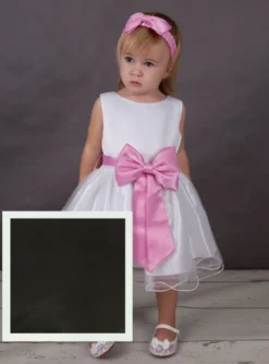 Ceinture de cortège fille avec noeud