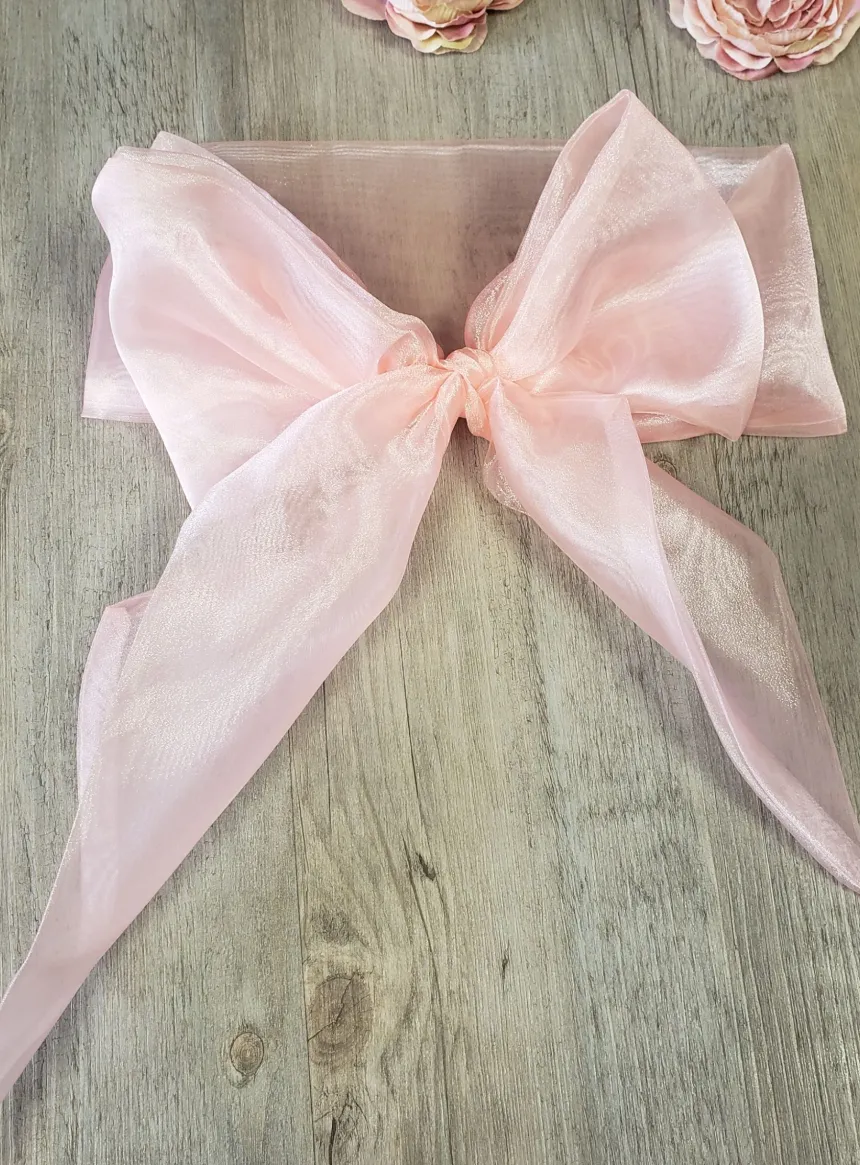 Ceinture de cortège fille en organza