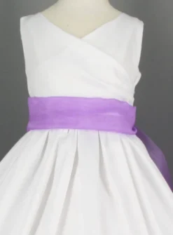 Ceinture de cortège fille en organza
