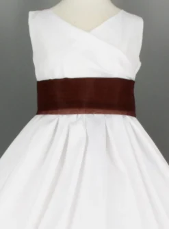 Ceinture de cortège fille en organza
