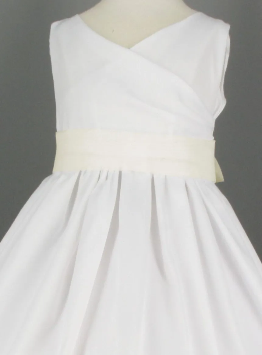 Ceinture de cortège fille en organza