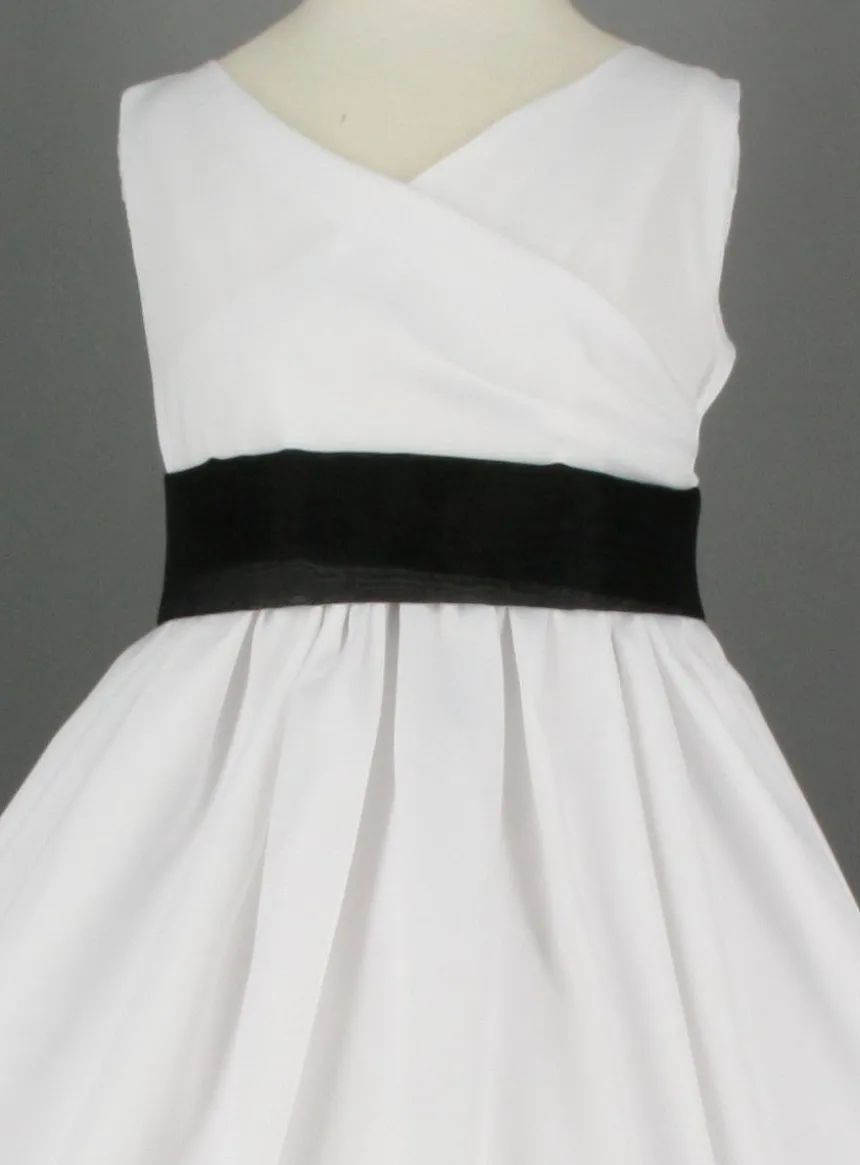 Ceinture de cortège fille en organza