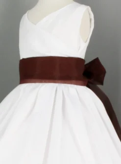 Ceinture de cortège fille en organza