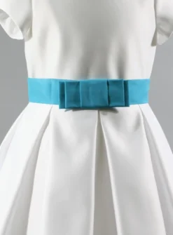 Ceinture de cortège fille ou femme noeud plat