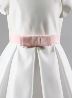 Ceinture de cortège fille ou femme noeud plat