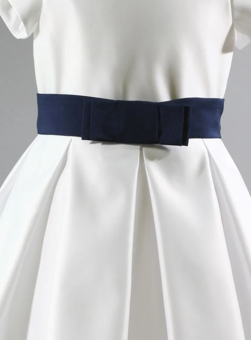 Ceinture de cortège fille ou femme noeud plat