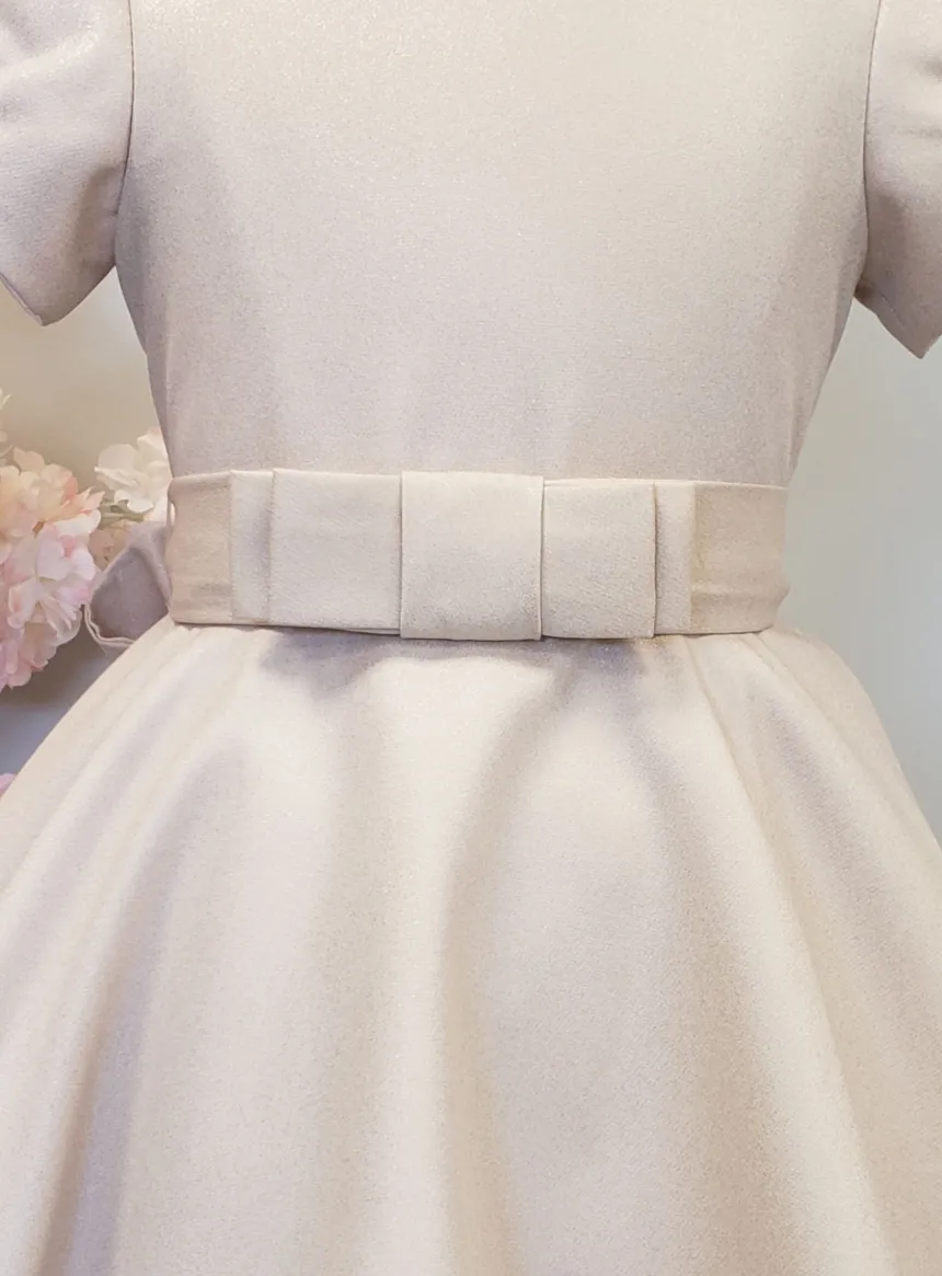 Ceinture de cortège fille ou femme noeud plat