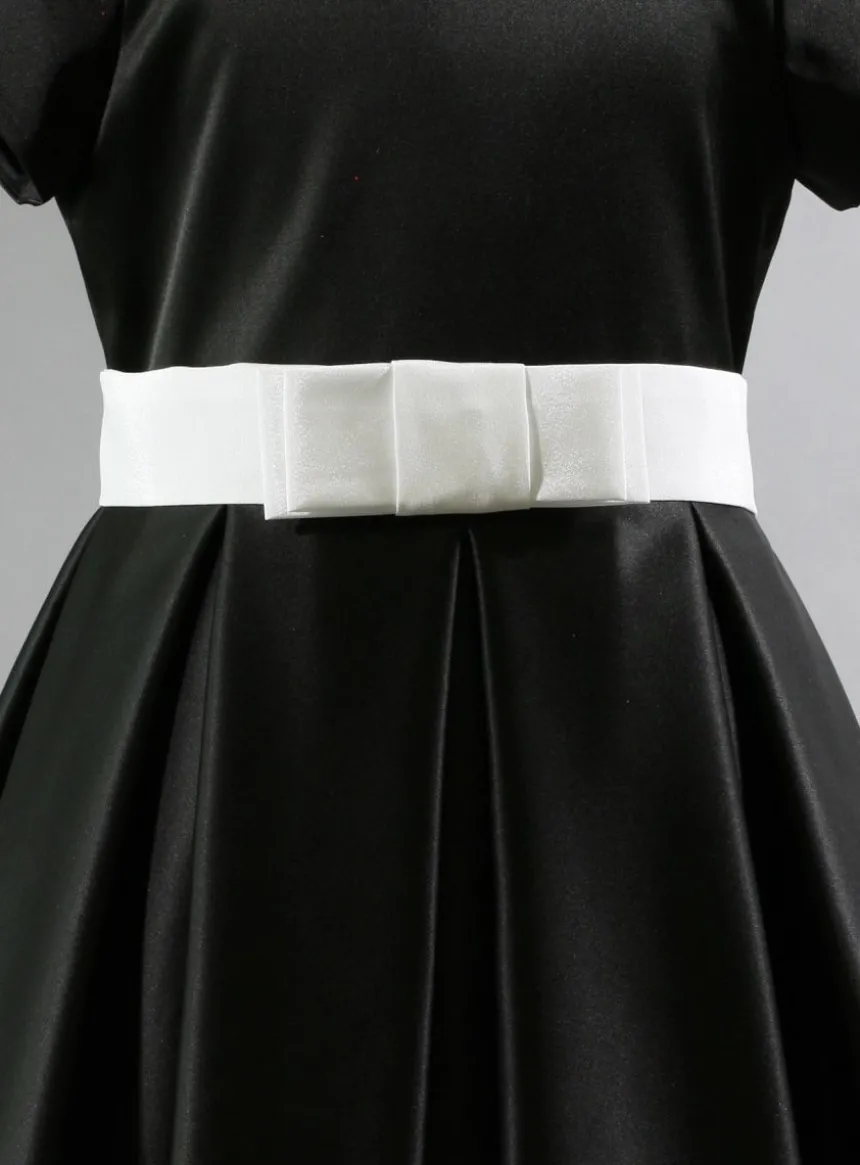 Ceinture de cortège fille ou femme noeud plat