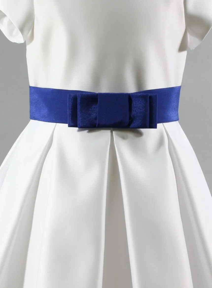 Ceinture de cortège fille ou femme noeud plat