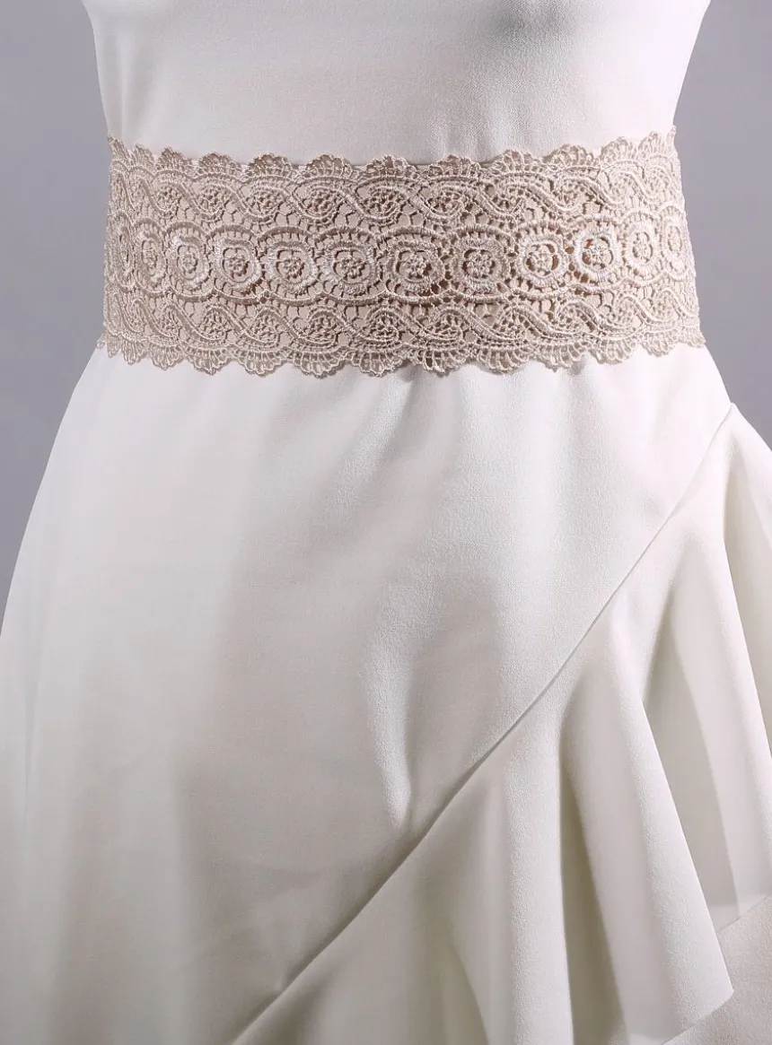 Ceinture dentelle à nouer pour femme