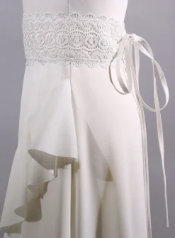Ceinture dentelle à nouer pour femme