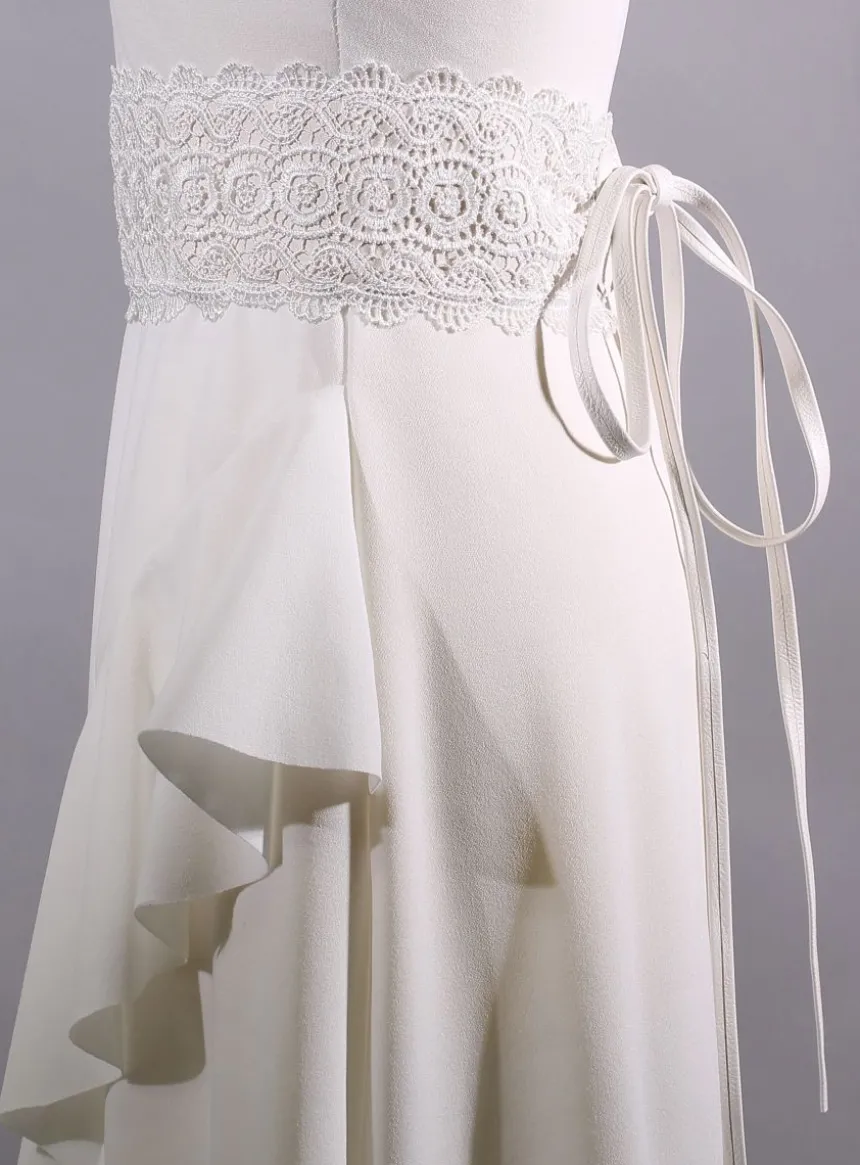 Ceinture dentelle à nouer pour femme