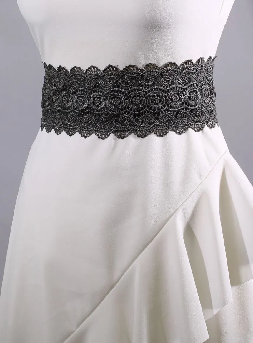 Ceinture dentelle à nouer pour femme