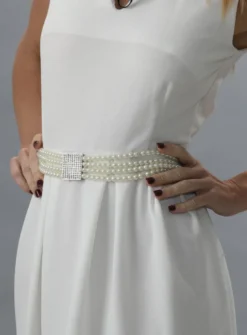 Ceinture en perles femme