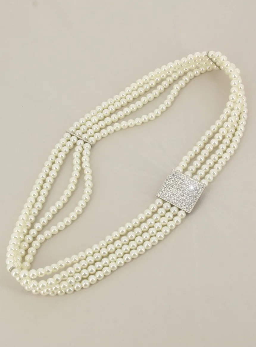 Ceinture en perles femme