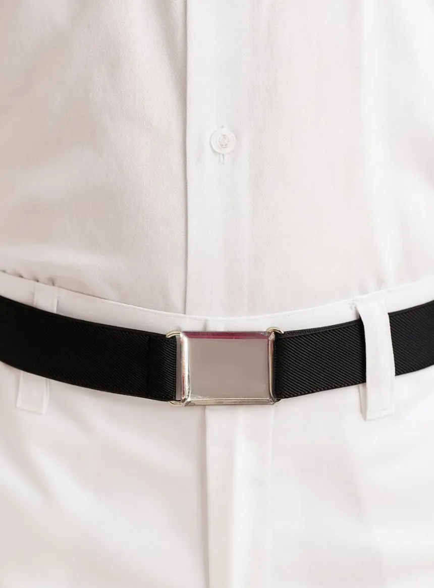 Ceinture élastique garçon Noir
