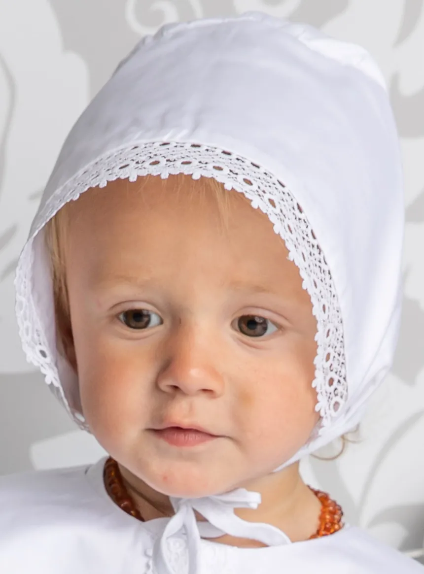 Chapeau Béguin bébé baptême Yanis