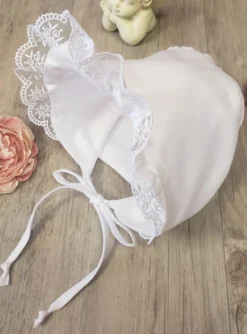 Chapeau Béguin bébé Fille dentelle fine