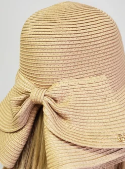 Chapeau chic femme noeud large
