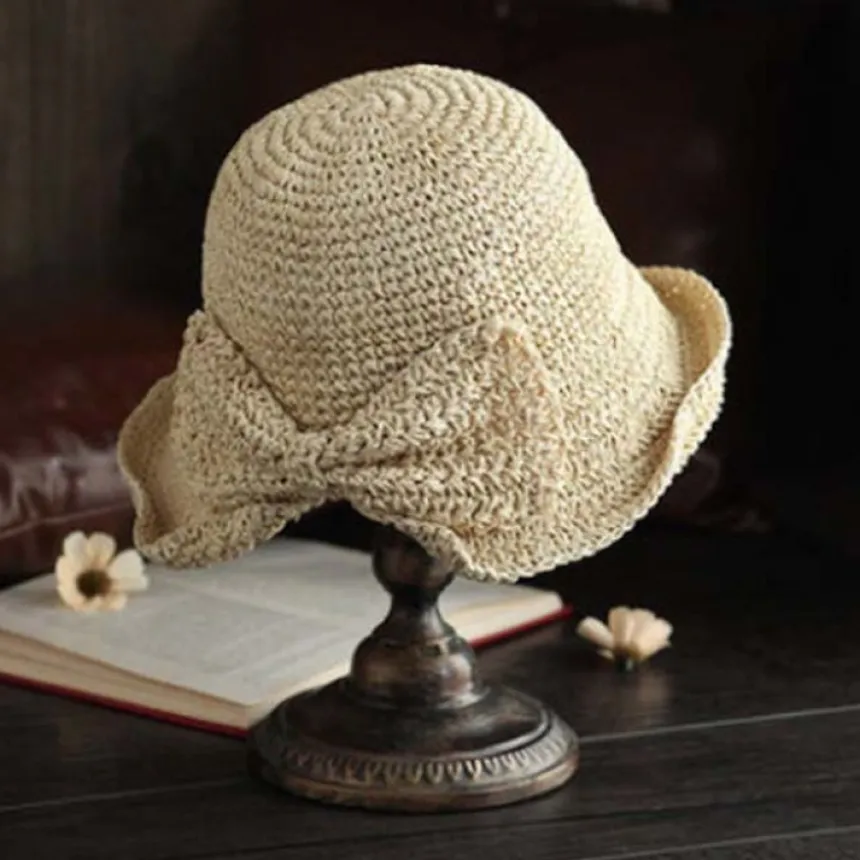 Chapeau femme cloche cérmonie bohème