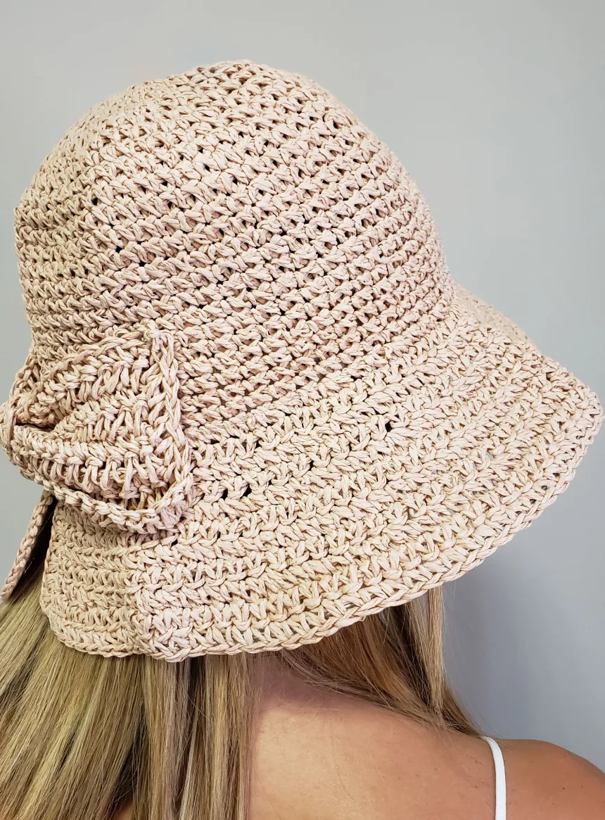 Chapeau femme cloche cérmonie bohème