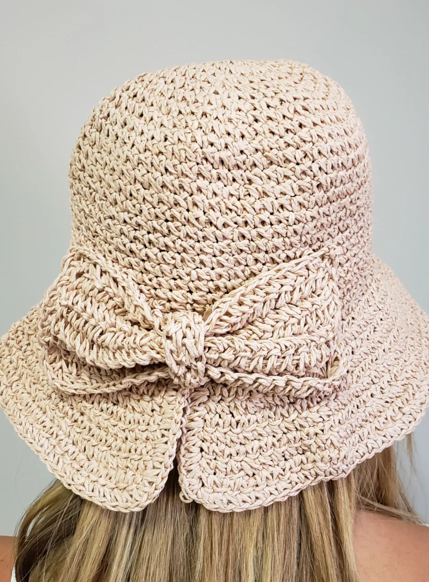 Chapeau femme cloche cérmonie bohème