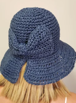 Chapeau femme cloche cérmonie bohème