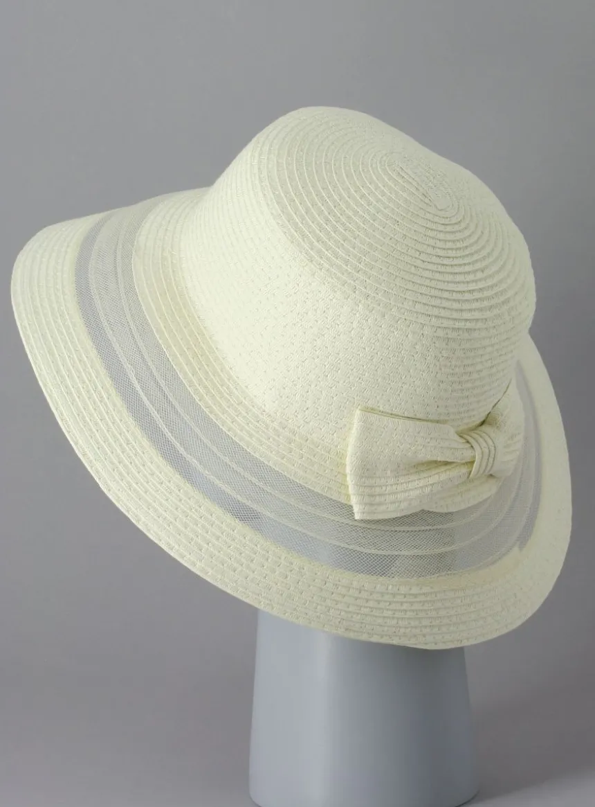Chapeau mariage femme court