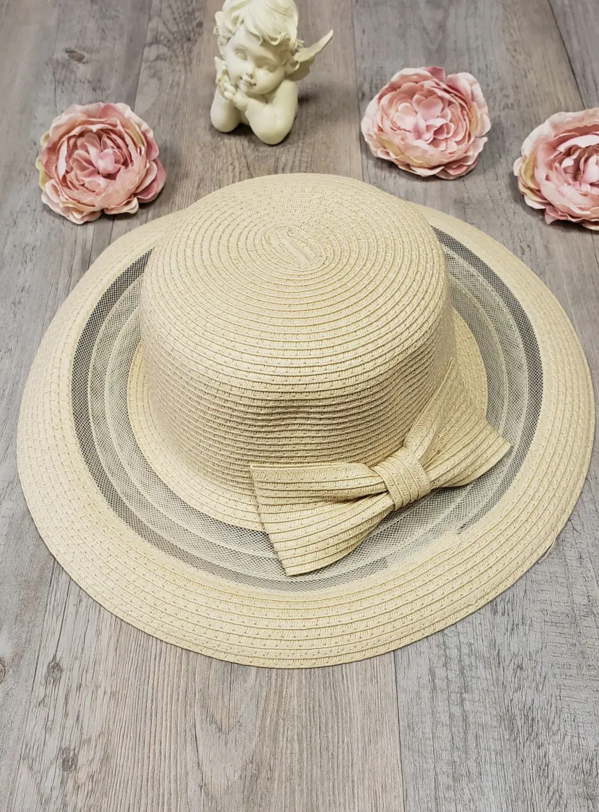 Chapeau mariage femme court