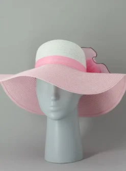 Chapeau mariage femme fleur tissu