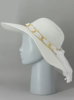 Chapeau mariage femme ruban