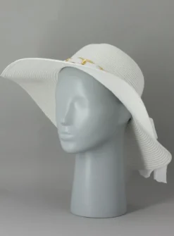 Chapeau mariage femme ruban