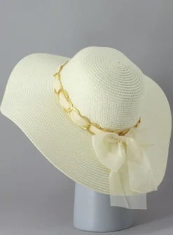 Chapeau mariage femme ruban