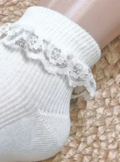 Chaussettes Fille avec Dentelle