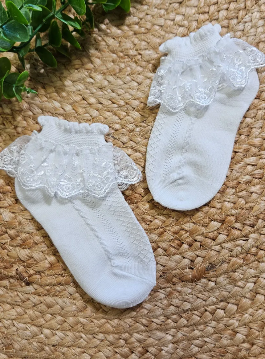 Chaussettes froufrou fille