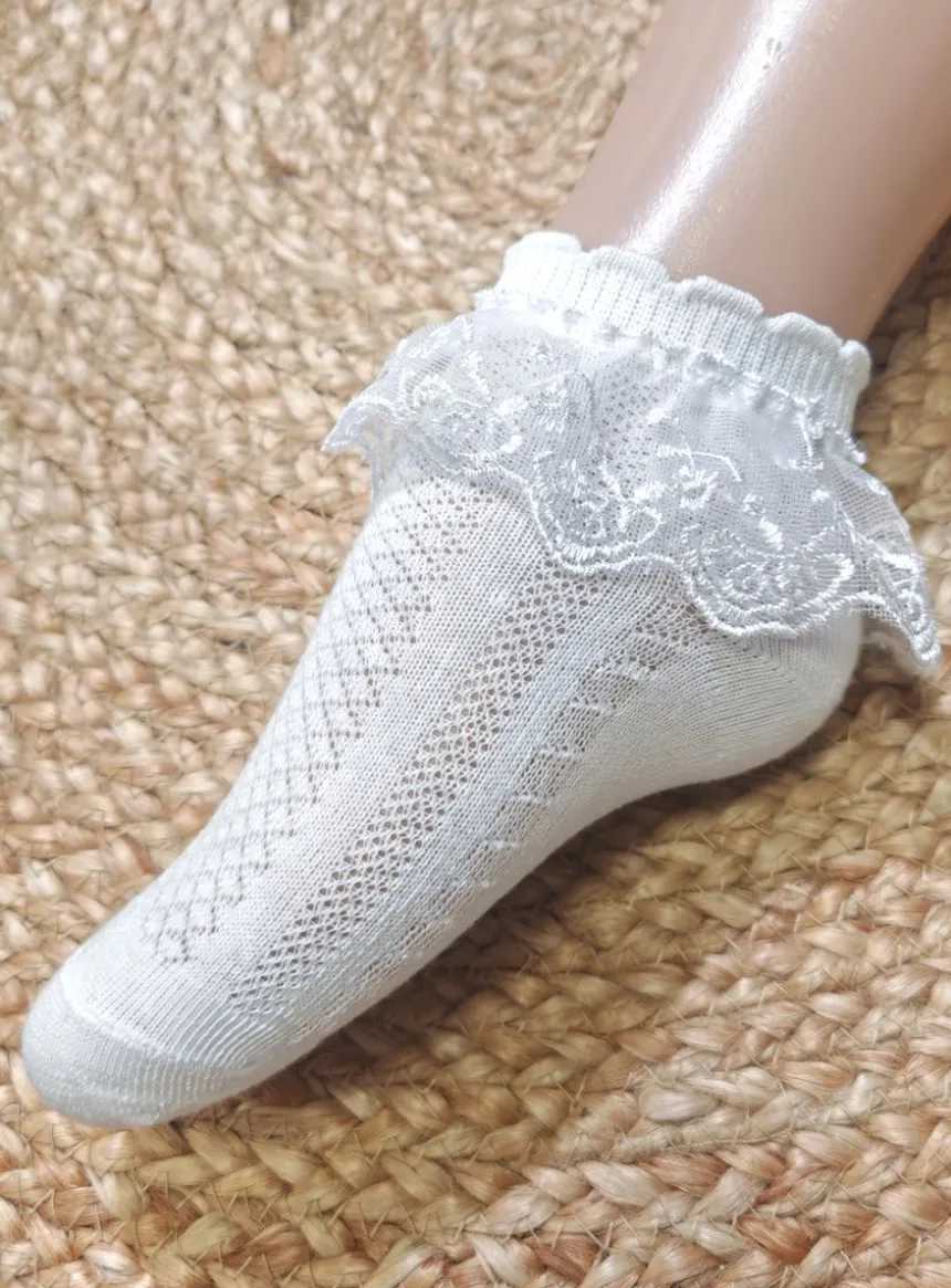 Chaussettes froufrou fille