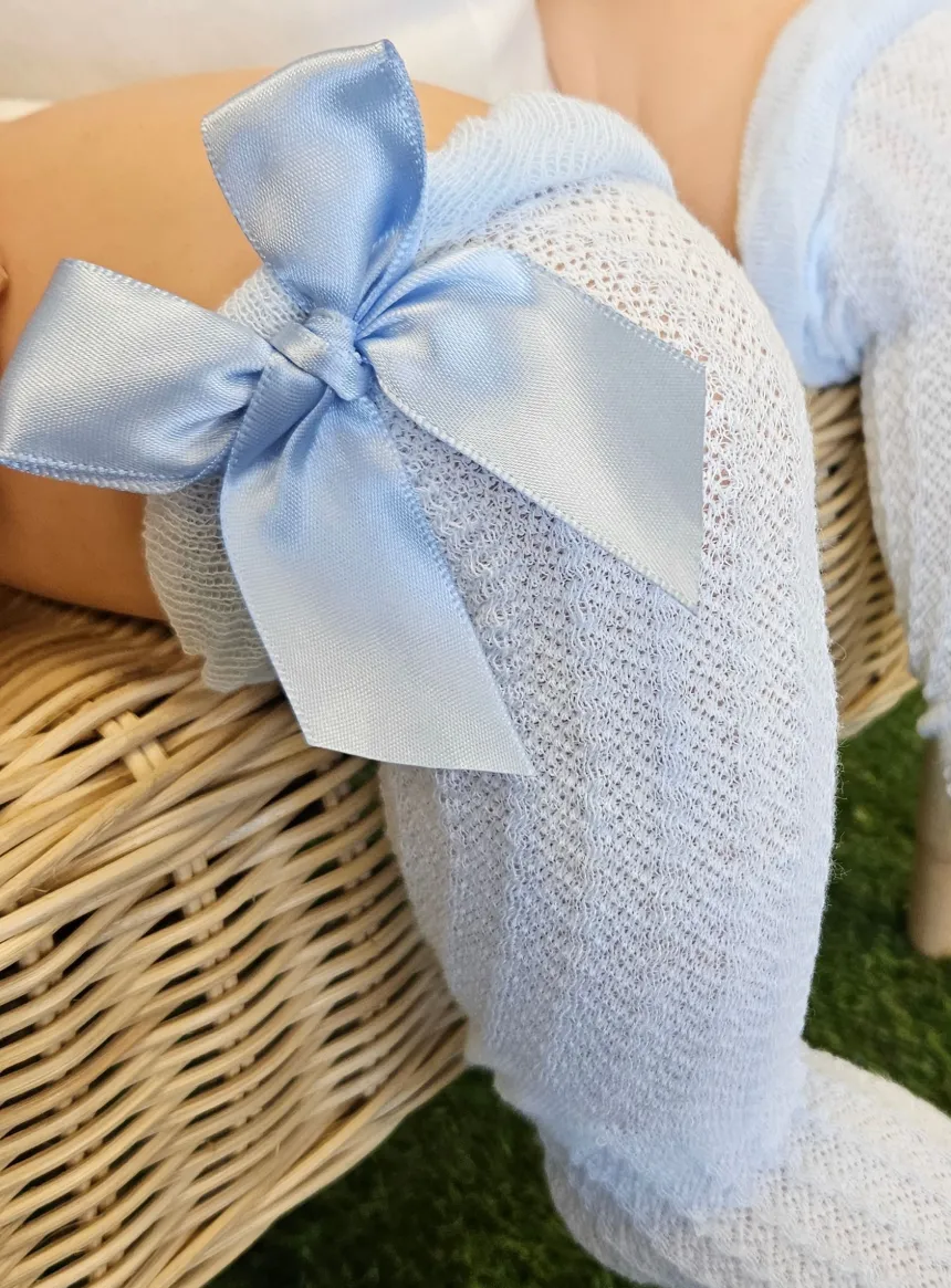 Chaussettes hautes nœud Fille
