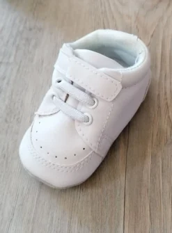 Chaussons baptême bébé garçon Aaron