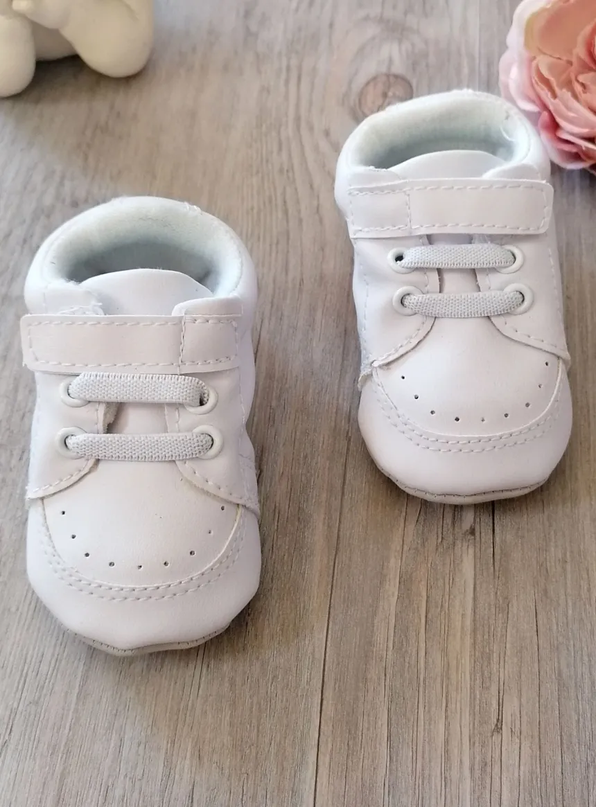 Chaussons baptême bébé garçon Aaron