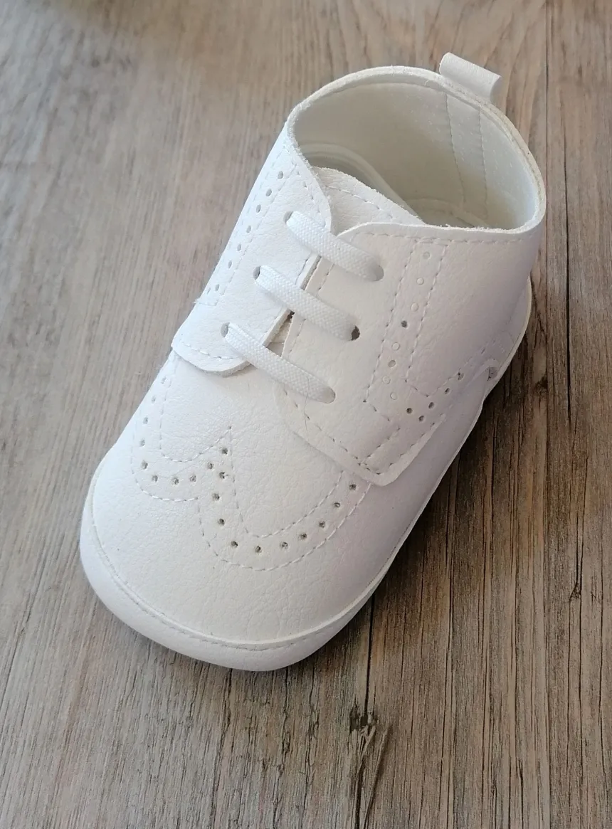 Chaussons baptême bébé garçon Jauris mat