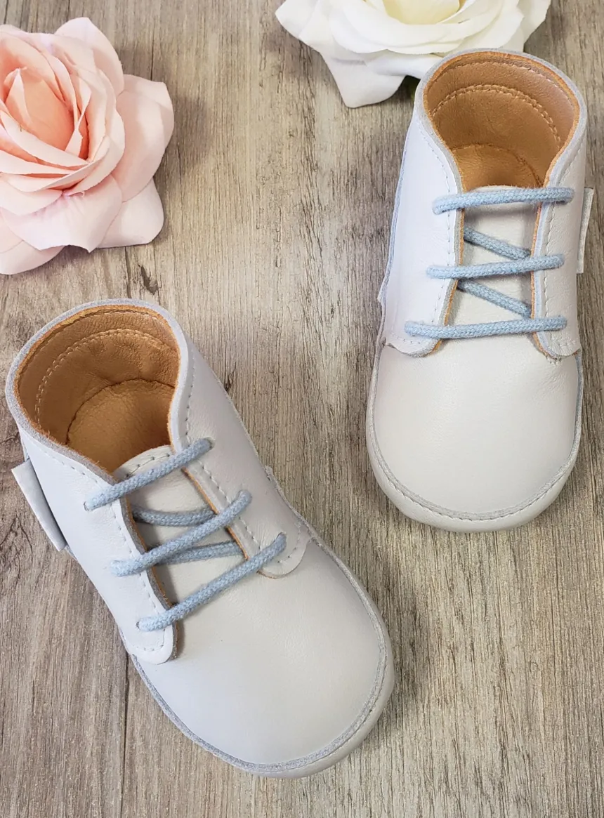 Chaussons bébé garçon cuir