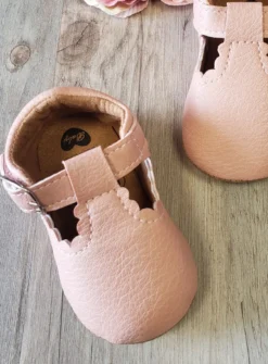 Chaussons cérémonie bébé fille