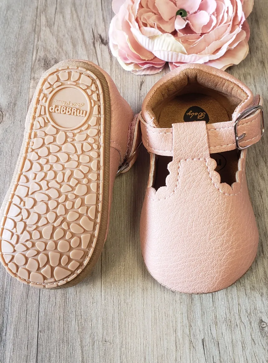 Chaussons cérémonie bébé fille