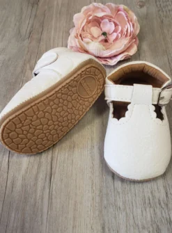 Chaussons cérémonie bébé fille